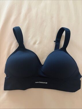 New Balance Navy Padded Support Sports Bra